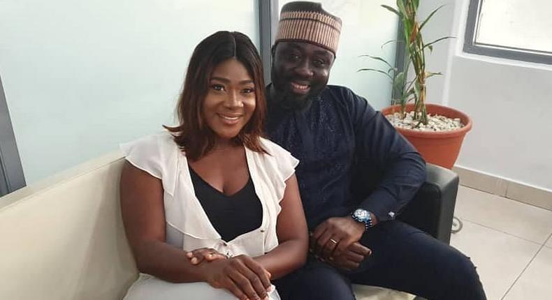 Mercy Johnson-Okojie and her husband, Prince Odi Okojie are expecting their fourth child. [Instagram/MercyJohnsonOkojie]