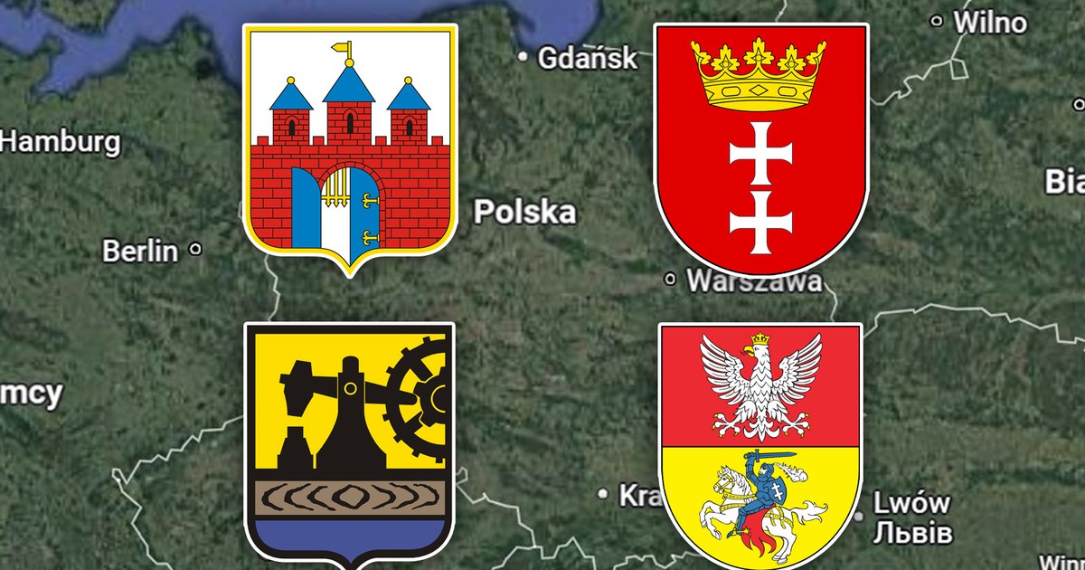 Herby polskich miast. Ile rozpoznasz? W szkole tego nie uczyli. Już 7/10 to powód do dumy
