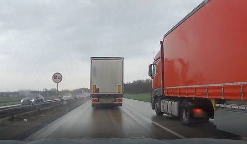 Kierowcy ciężarówek nagminnie łamią ten zakaz. Inspektorzy ITD wystawiali mandaty