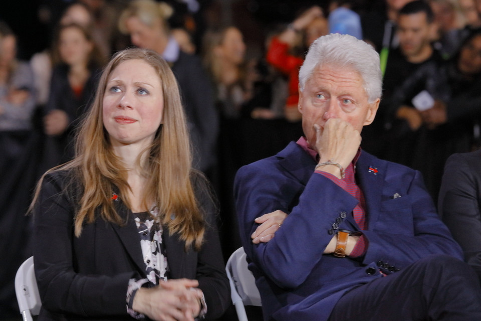 Chelsea Clinton z tatą