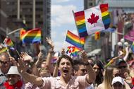 Justin Trudeau Walks During Pride Parade - Toronto
