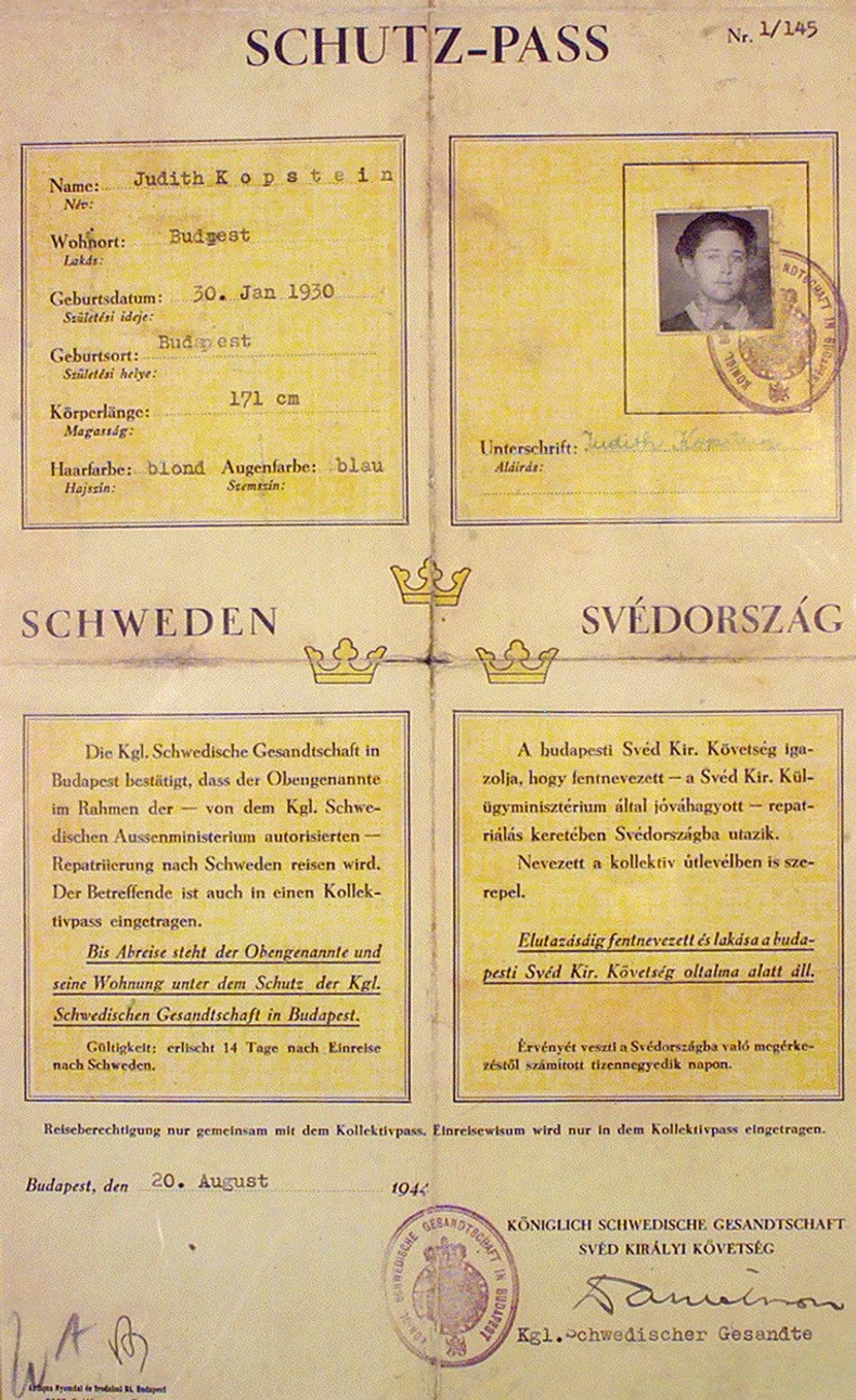 Ovako su izgledala švedska dokumenta koja je Valenberg izdavao Jevrejima