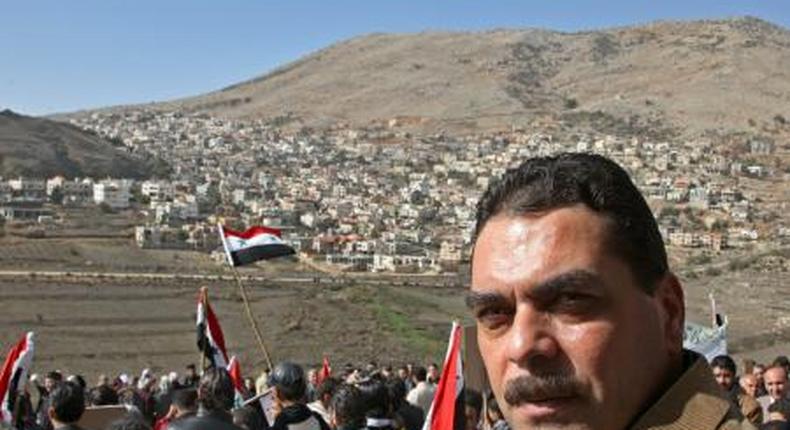 Released Lebanese prisoner Samir Qantar attends a rally at Ain al-Tineh village on the Syrian side in the Golan Heights in front of Majdal Shams village, in the Israeli-occupied area in the 1967 war, in this November 24, 2008 file photo. Lebanese militant leader Qantar was killed in an Israeli strike that hit a building in the Damascus district of Jaramana in the early hours on December 20, 2015, the Lebanese Hezbollah group and Syrian government loyalists said. The powerful Lebanese Hezbollah group said Qantar was martyred in an Israeli aerial raid on a residential district of the Syrian capital Damascus but gave no details.