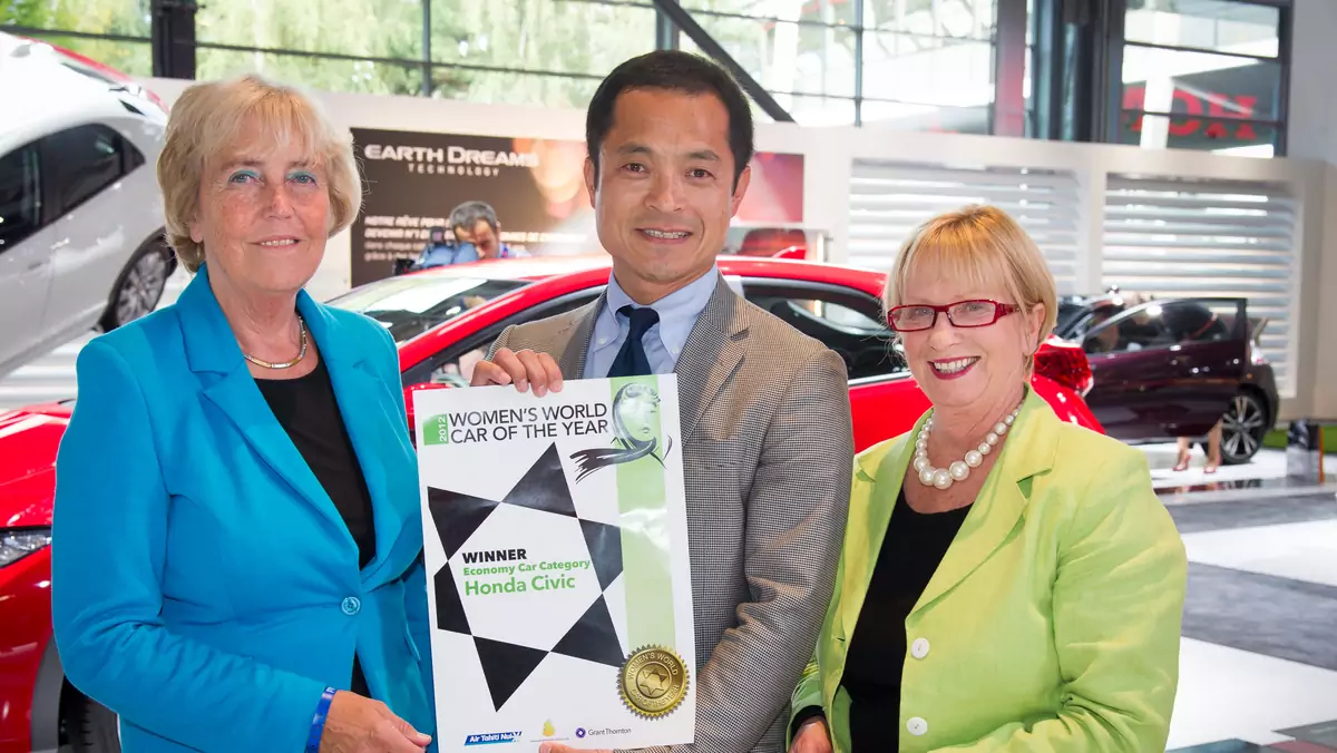 Honda Civic zwycięża w plebiscycie na Światowy Kobiecy Samochód Roku 2012