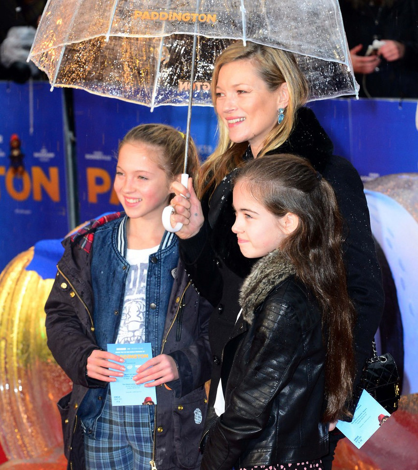 Kate Moss z córką Lily Grace i Iris Law