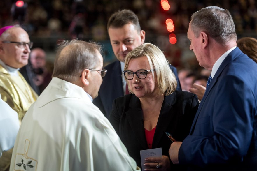 Bp Wiesław Mering i ks. Tadeusz Rydzyk w 2017 r.