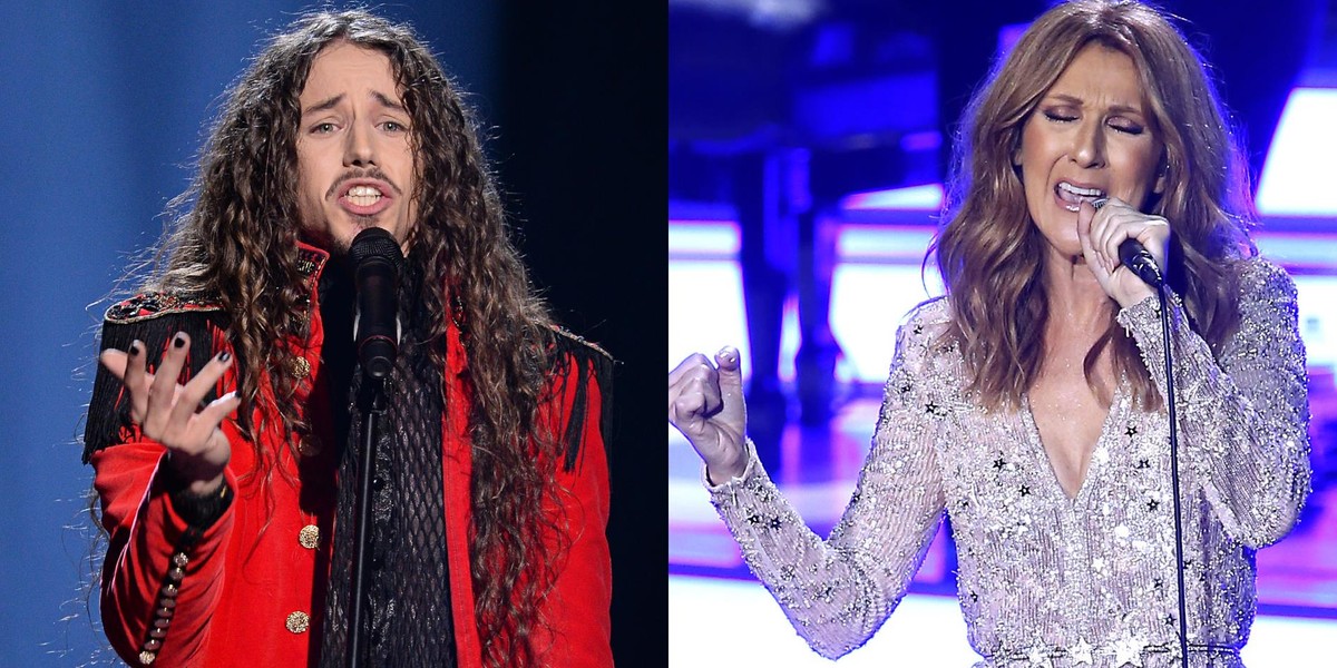 Michał Szpak i Celine Dion