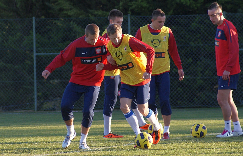 Trening reprezentacji Polski w Portugalii