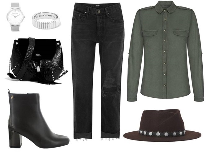 Modny Dziki Zachód. STYLIZACJA: BlackorWhite/blackorwhite.pl, buty - Manbur/menbur.pl, torebka - Boca/boca.pl, spodnie, dodatki -TK Maxx