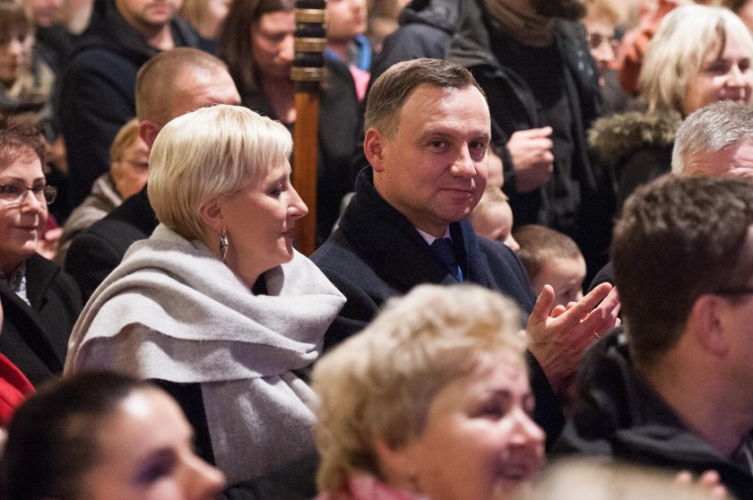 Andrzej Duda i Agata Kornhauser-Duda w Istebnej