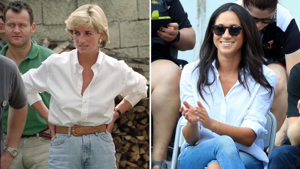 Diana w 1997 r. i Meghan w 2017 r.