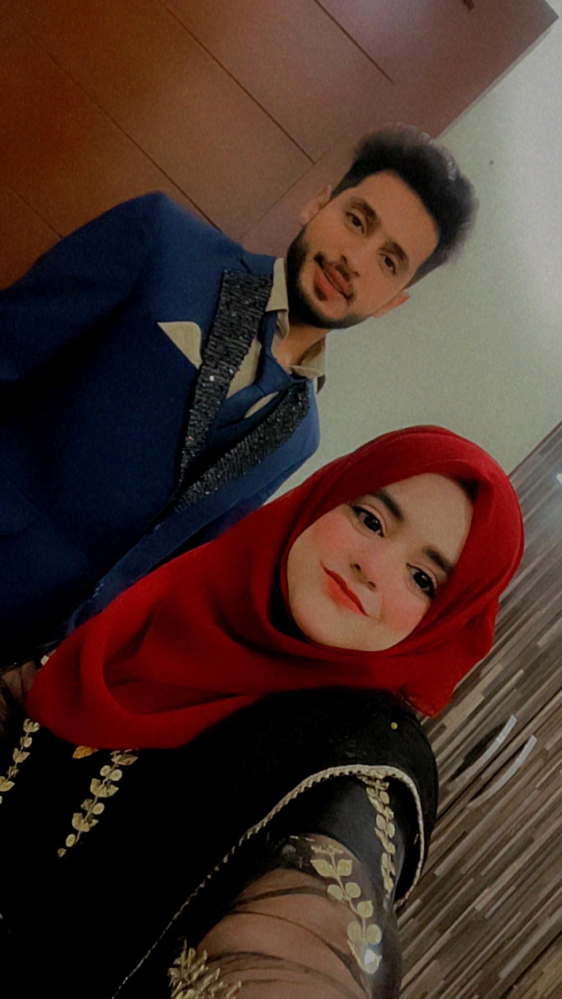 Pyari Maryam s manželom.