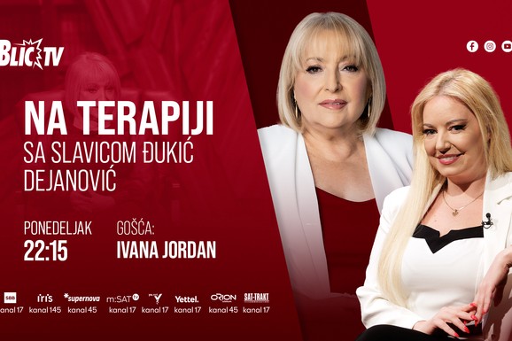 (VIDEO) Ivana Jordan o detinjstvu, estradi, LJUBAVI, RAZVODU I MAJČINSTVU Emisija "Na terapiji sa Slavicom Đukić Dejanović" ponedeljak 22.15 h Blic TV