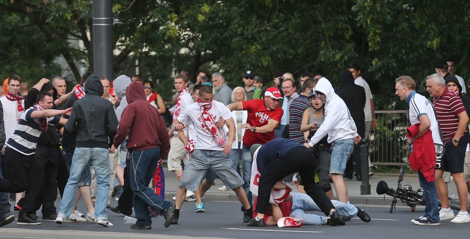 Starcia przed meczem Polska-Rosja, fot. PAP/Rafał Guz