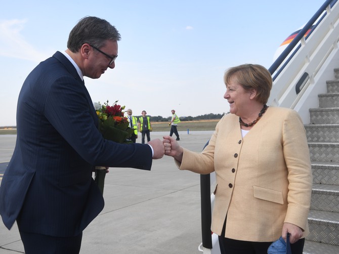ANgela Merkel i Aleksandar Vučić U beogradu