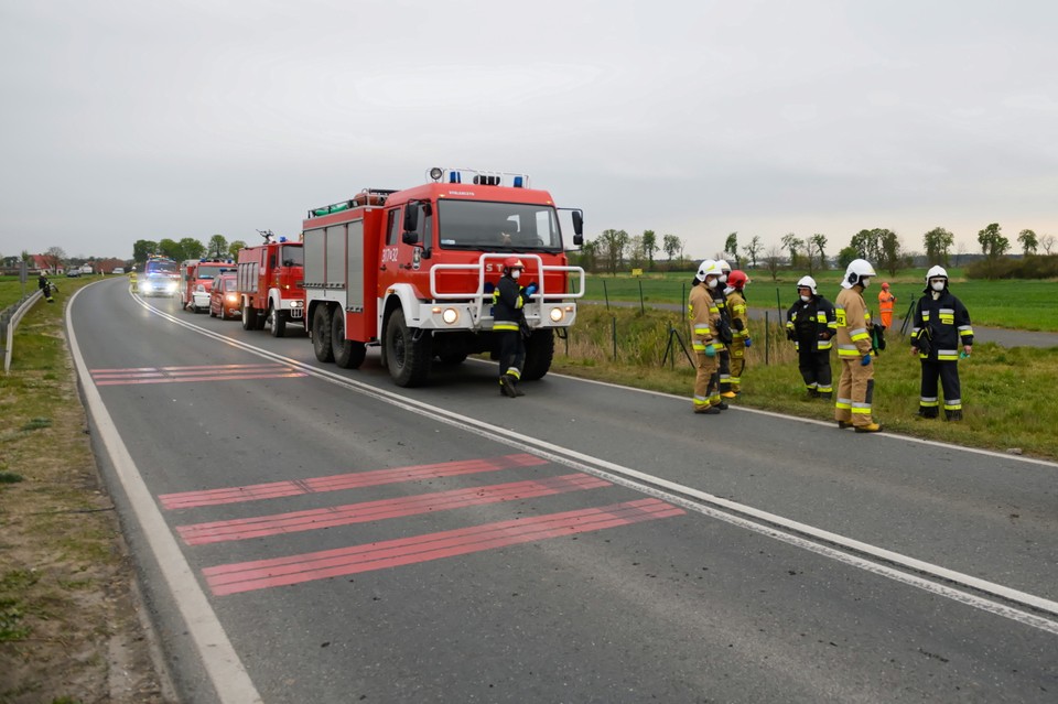 Wypadek na przejeździe kolejowym