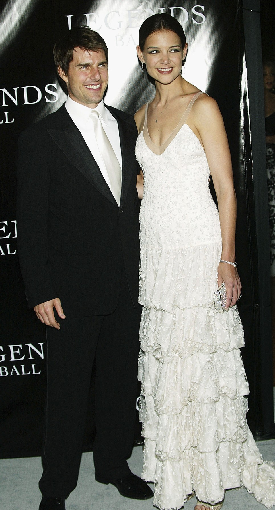 Tom Cruise és Katie Holmes kapcsolatuk elején, 2005-ben