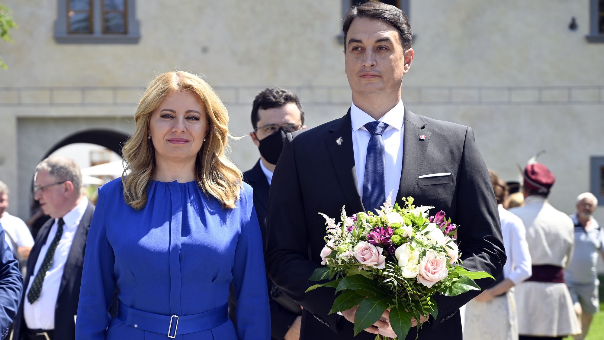 Bývalá prezidentka Zuzana Čaputová s partnerom Jurajom Rizmanom.