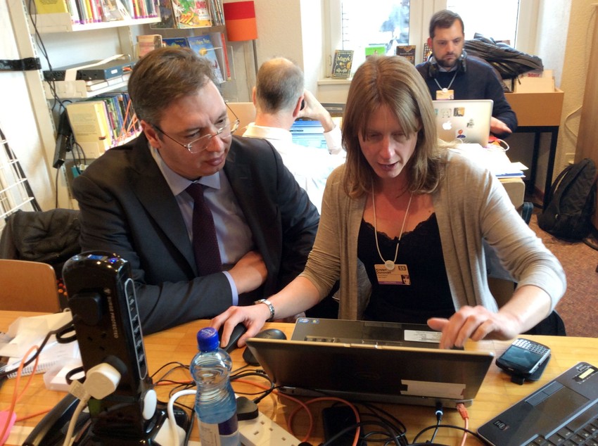 Aleksandar Vučić odgovara na pitanja na Rojtersovom forumu