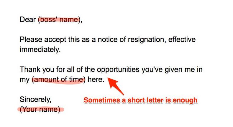 A resignation letter should be succinct and straightforward.Business Insider