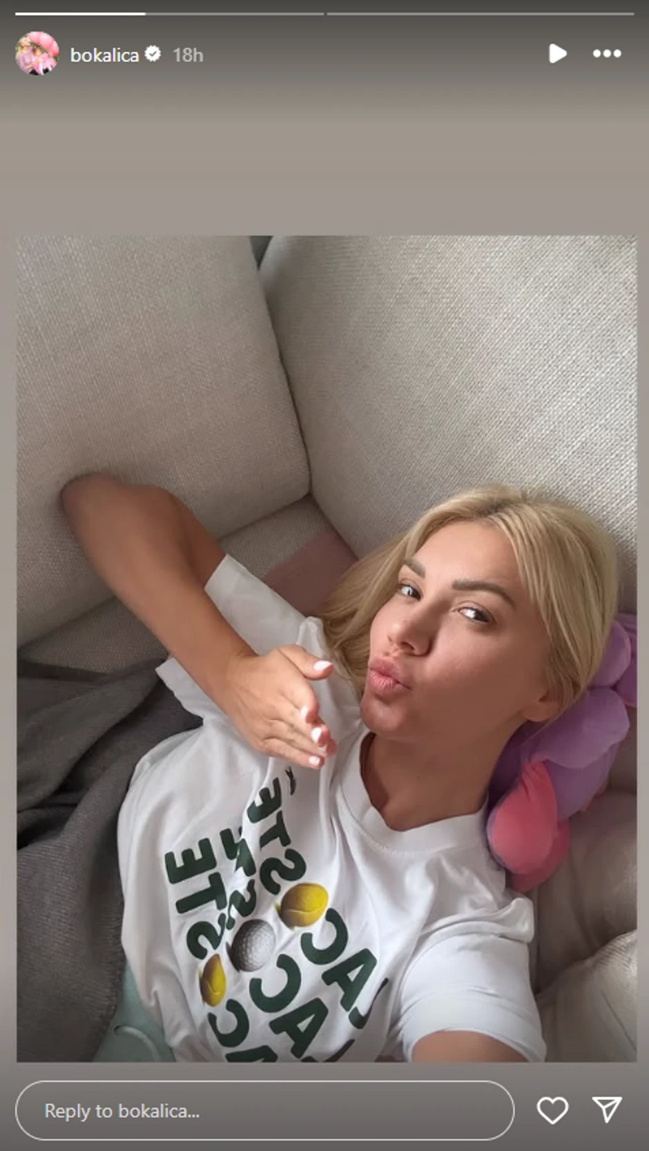 Bojana Ristivojević bez šminke