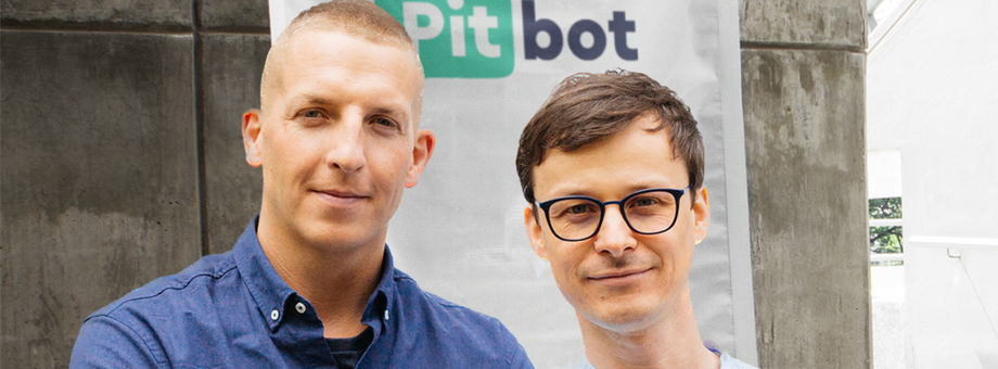 Maciej Wawrzyniak i Maciej Szewczyk, założyciele spółki PITBot