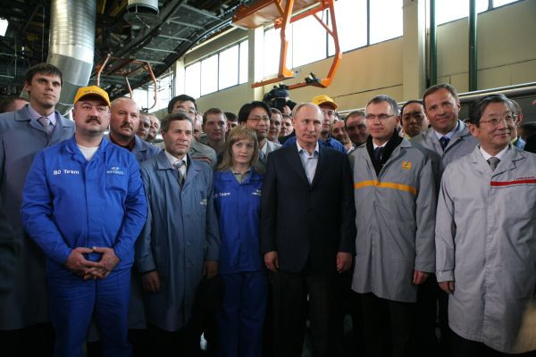 Putin uruchamia produkcję Łady Largus