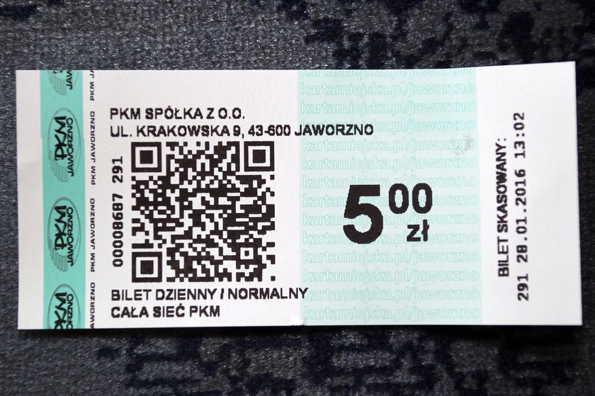 PKM Jaworzno średnio w miesiącu sprzedaje 45 tys. biletów dziennych