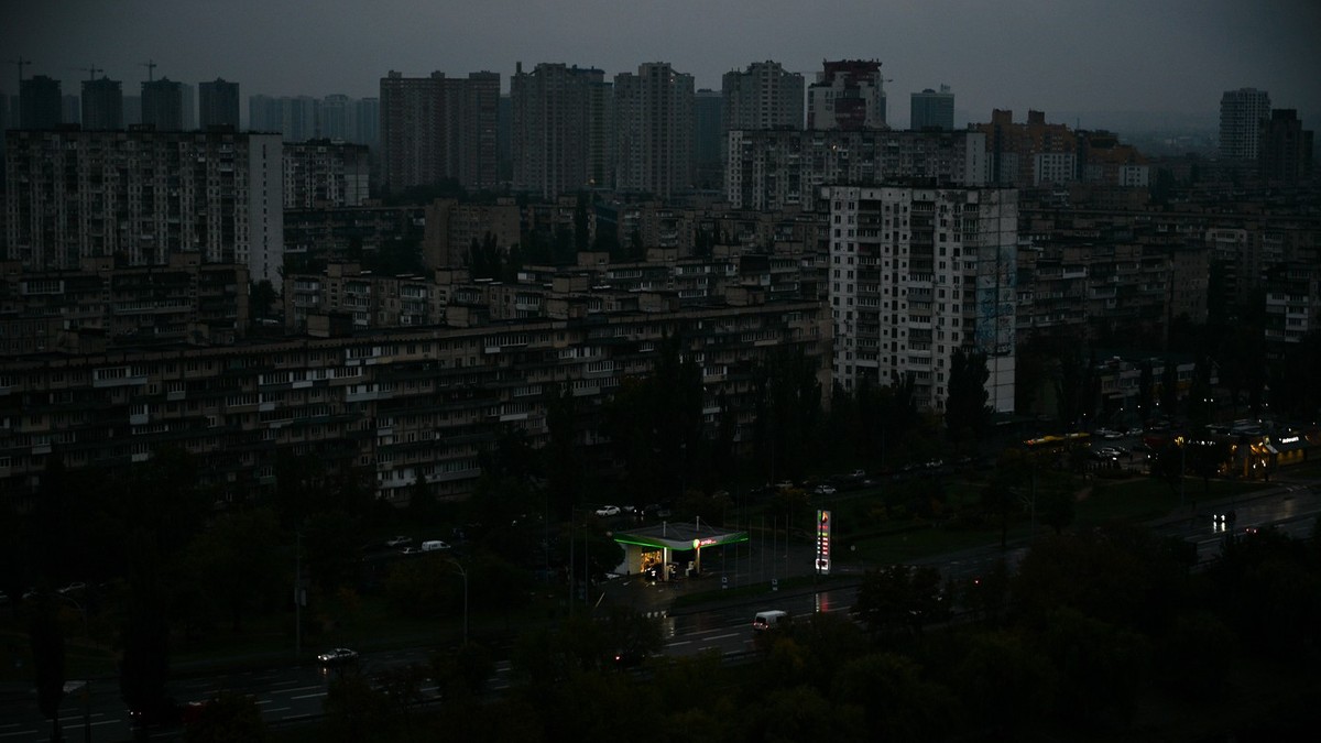 Kijev u mraku, Ukrajina