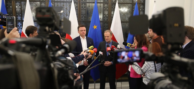 Tusk po rozmowie z Hołownią. Podali ważne terminy