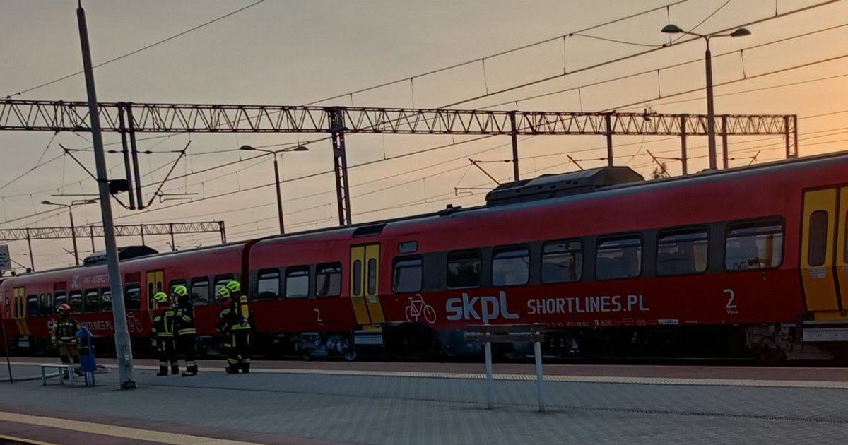 Pożar w pociągu PKP Intercity w Dębicy – 150 pasażerów w ogniu