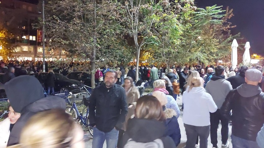 Protest u  Novom Sadu