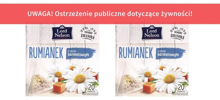 Lidl podjął decyzję o natychmiastowym wycofaniu z rynku herbaty