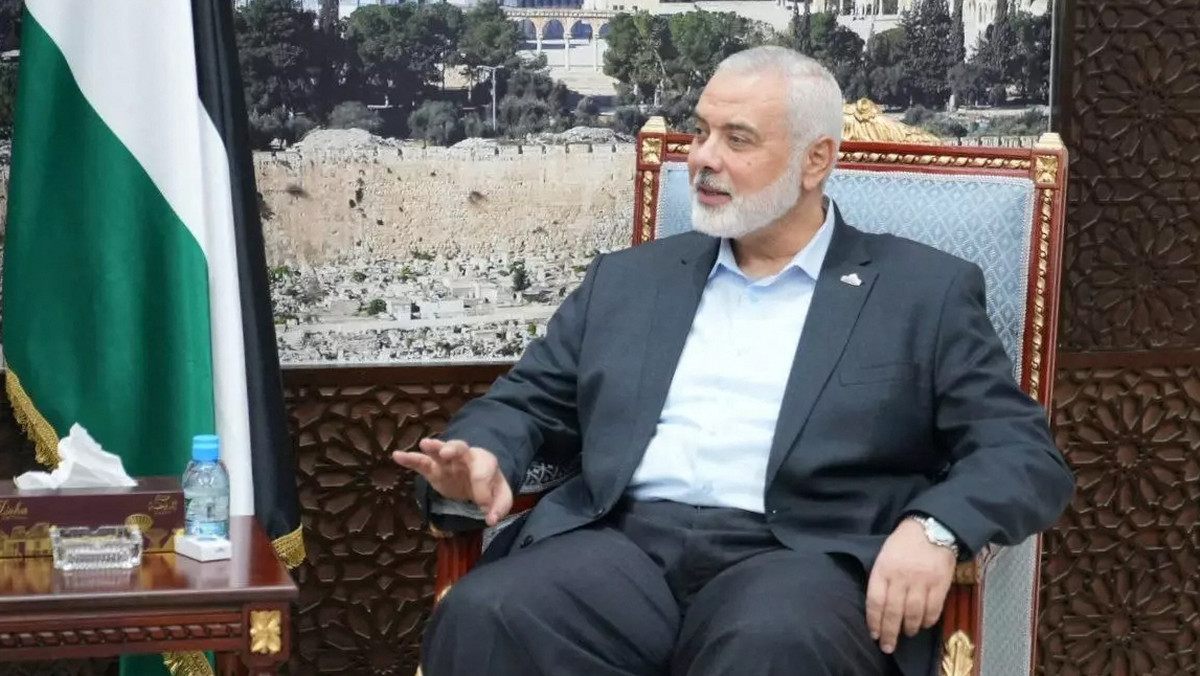 Lider Hamasu spotkał się z przywódcą Iranu