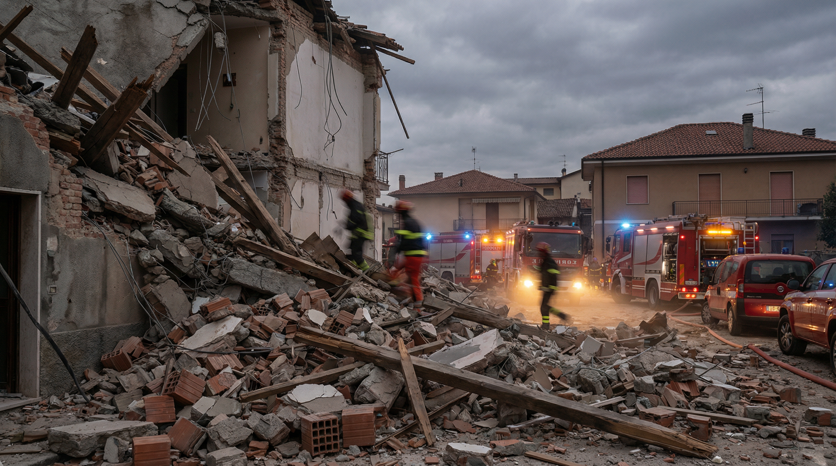 Esplosione ad Arezzo: tre feriti e una persona ancora dispersa