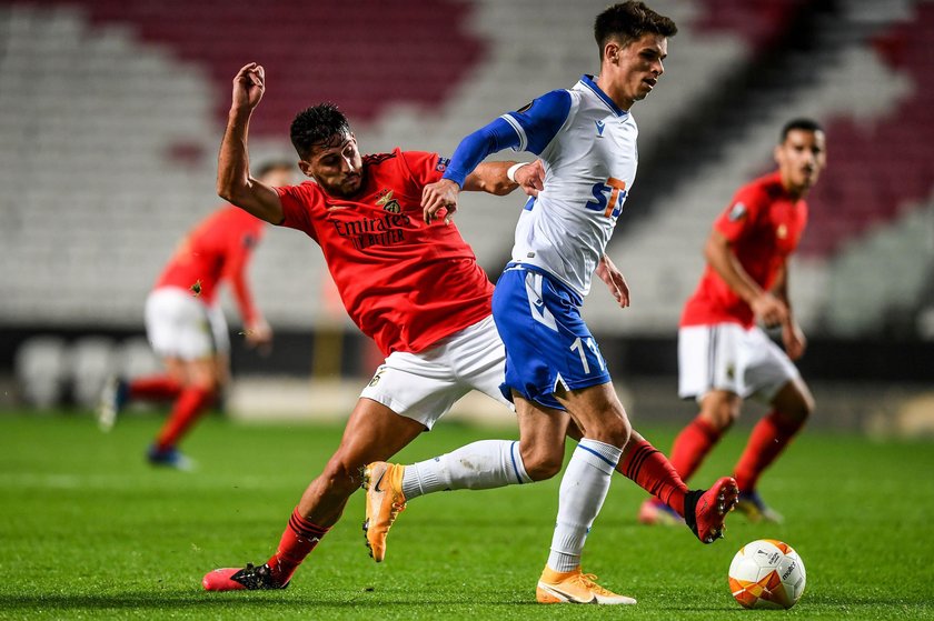 Liga Europy: Benfica pokonała Lech 4:0