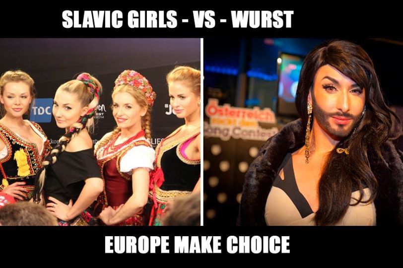 Mem "Slavic Grisl vs Wurst"