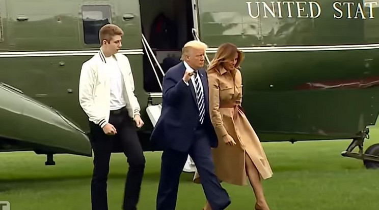 Barron Trump is koronavírusos volt /Fotó:  Inside Edition