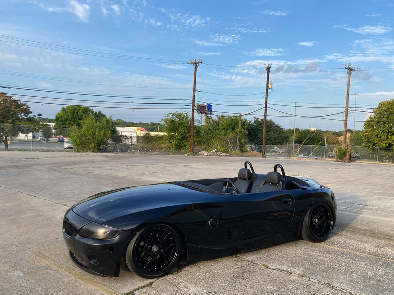 BMW Z4 E85 bez przedniej szyby