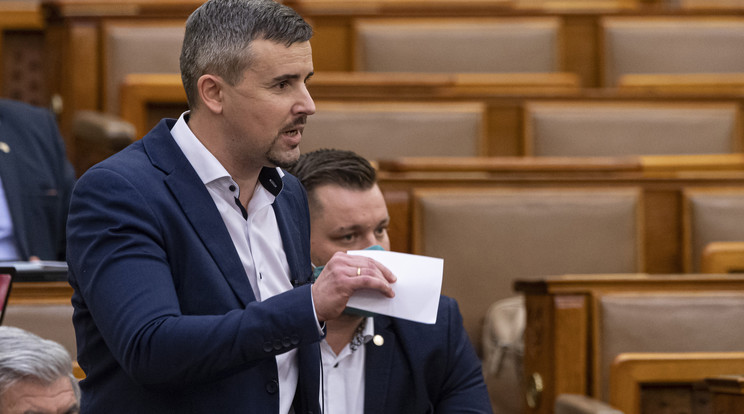 Jakab Péter, a Jobbik elnöke és parlamenti frakcióvezetője / Fotó: MTI/Szigetváry Zsolt