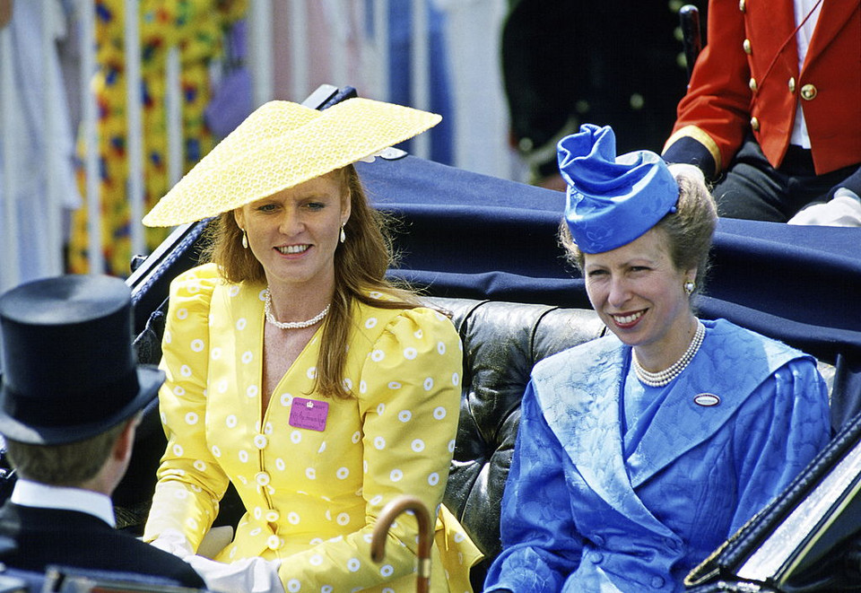 Royal Ascot: księżniczka Anna i Sarah Ferguson
