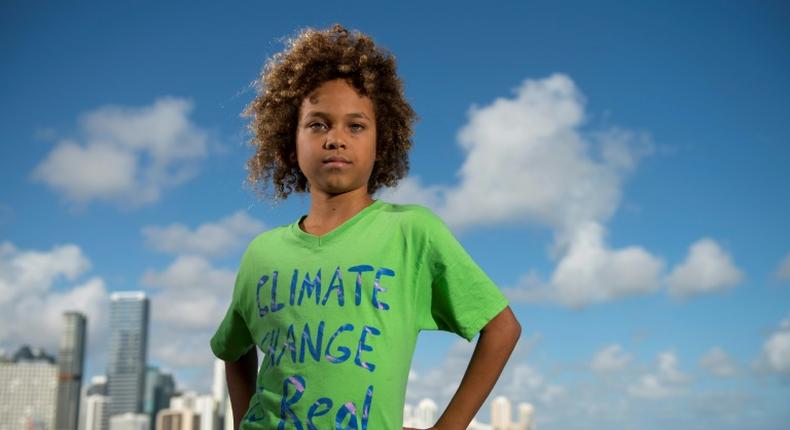 Levi Draheim, an 11-year-old who lives on a barrier island separating the coast of Florida from the Atlantic Ocean, is a plaintiff in a lawsuit against the US government over climate change