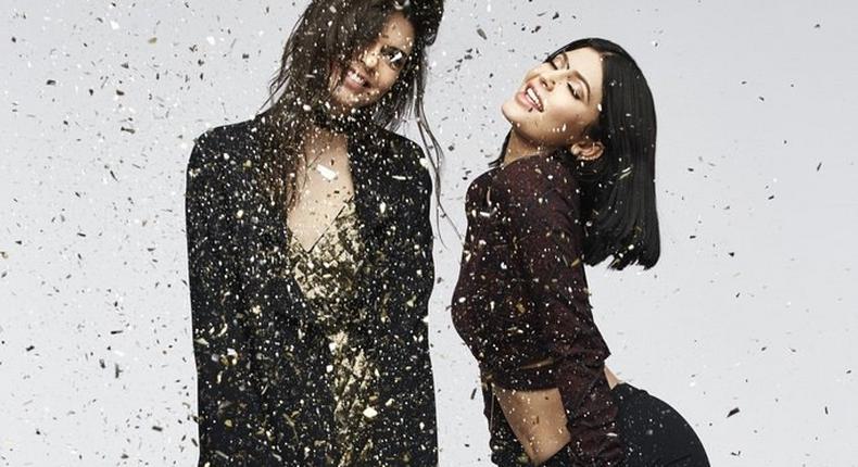 Kendall and Kylie Jenner for PacSun Holiday 2015 collection