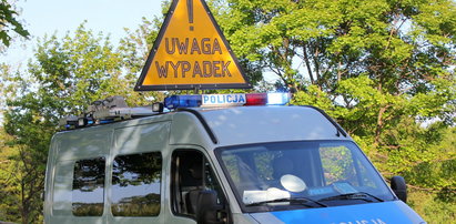 Wypadek na S3! Zderzyły się ciężarówki armii brytyjskiej