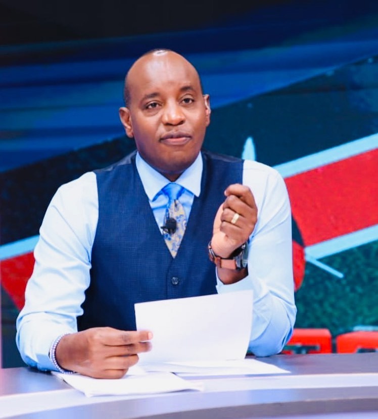 Royal Media Services Director of Innovation and Strategy Linus Kaikai in studio 