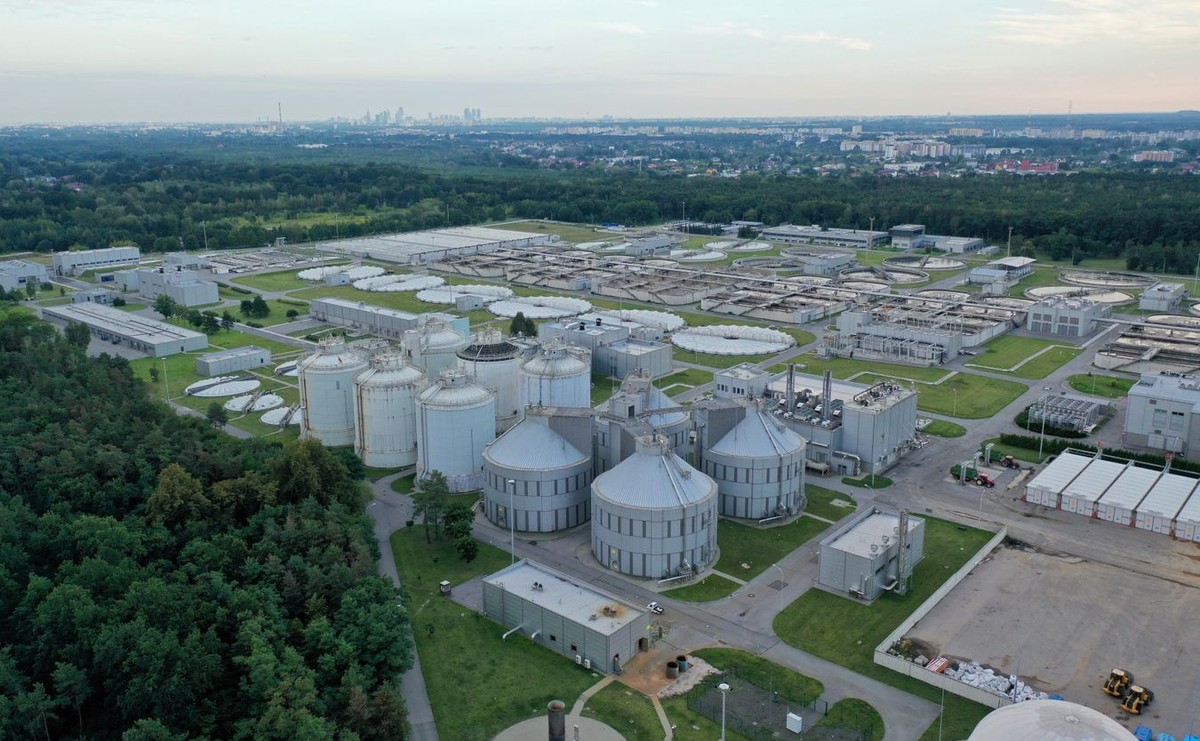 Oczyszczalnia ścieków Czajka w Warszawie