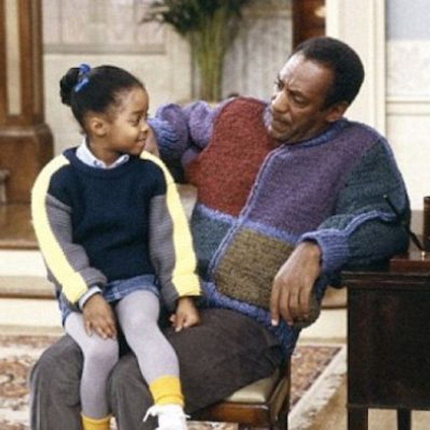 Bil Kozbi i glumica Kešija Pulijam koja je tumačila Rudi