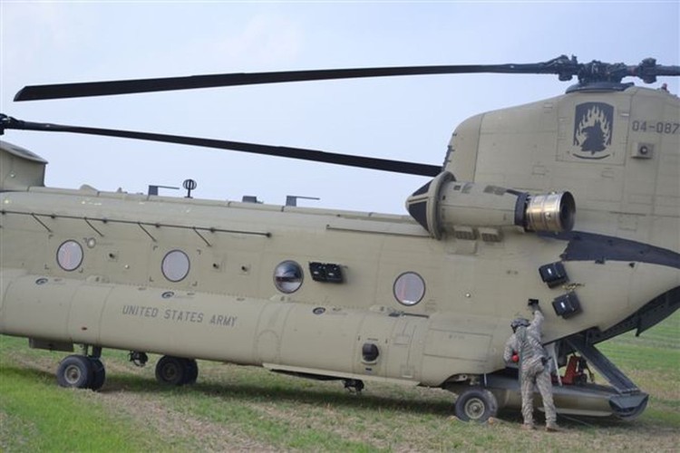 Amerykańskie śmigłowce lądowały niedaleko Gruty (fot. www.gruta.pl)