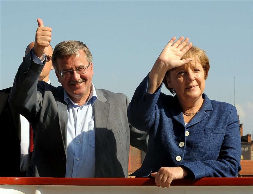 angela merkel, bronisław komorowski, hel, wizyta, statek