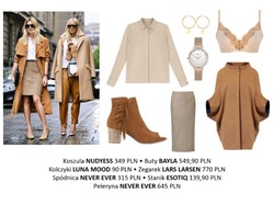 Szykowna jesień w odcieniach beżu. STYLIZACJE